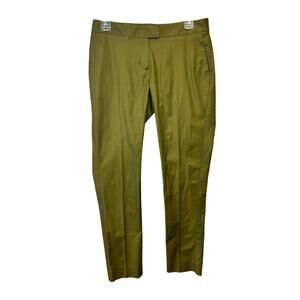 Brooks Brothers advantage chino pants olive brown cotton women's size 2